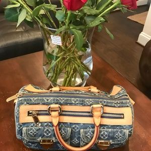 Louis Vuitton Limited Edition Denim Handbag